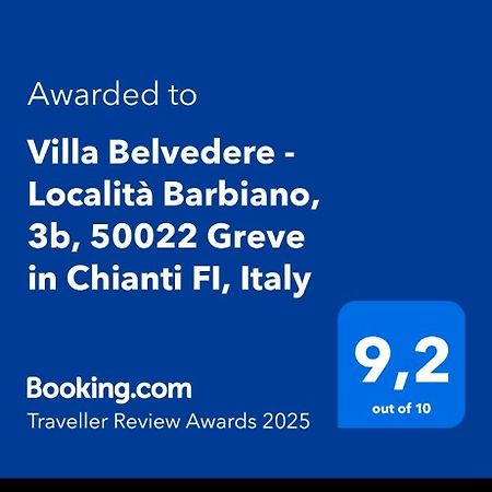 Villa Belvedere - Localita Barbiano, 3B, 50022 Greve In Chianti Fi, Italy Exteriör bild